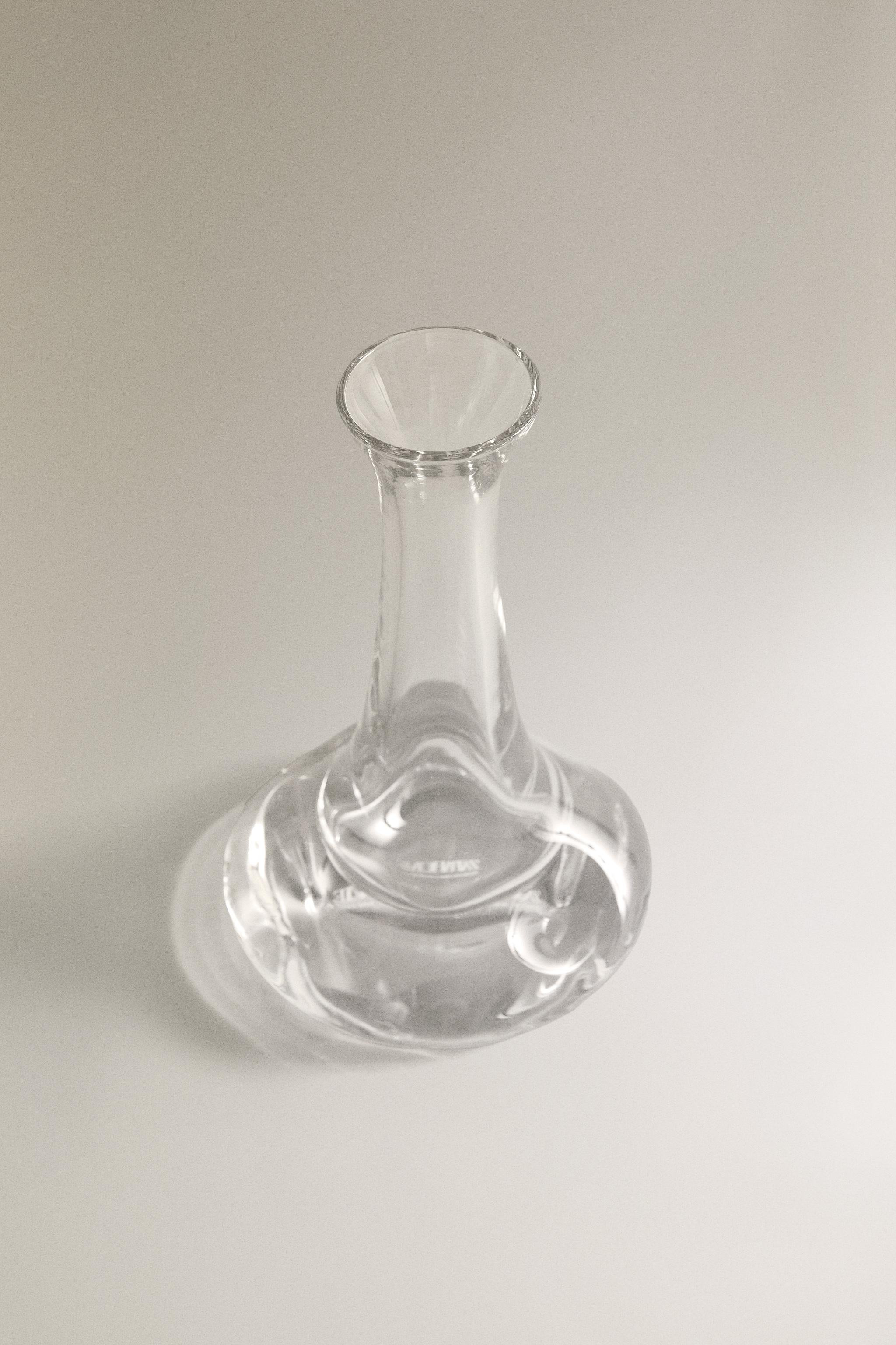 LONG NECK GLASS VASE